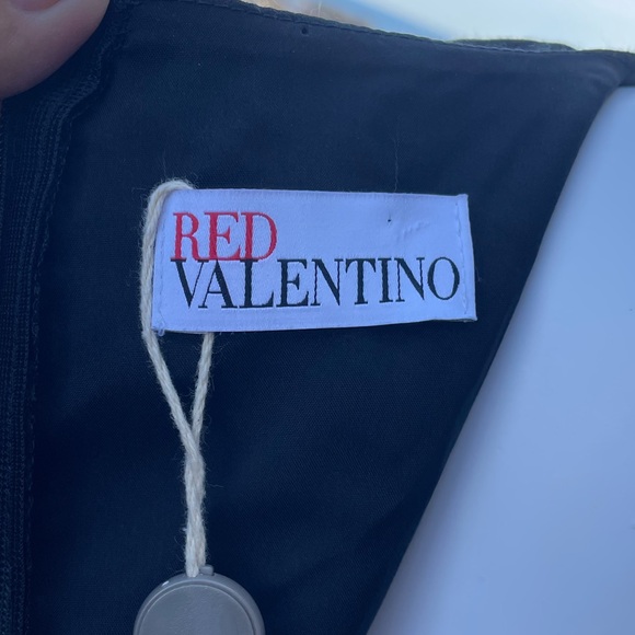 RED VALENTINO  Black Dress Size 44 - Picture 4 of 14